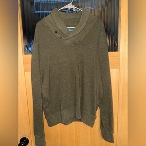 Polo Ralph Lauren Dark Green Men's Shawl Neck Pullover Sweater Size L